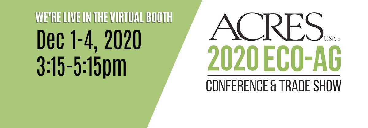 2020 Acres Eco-Ag Conference and Trade Show